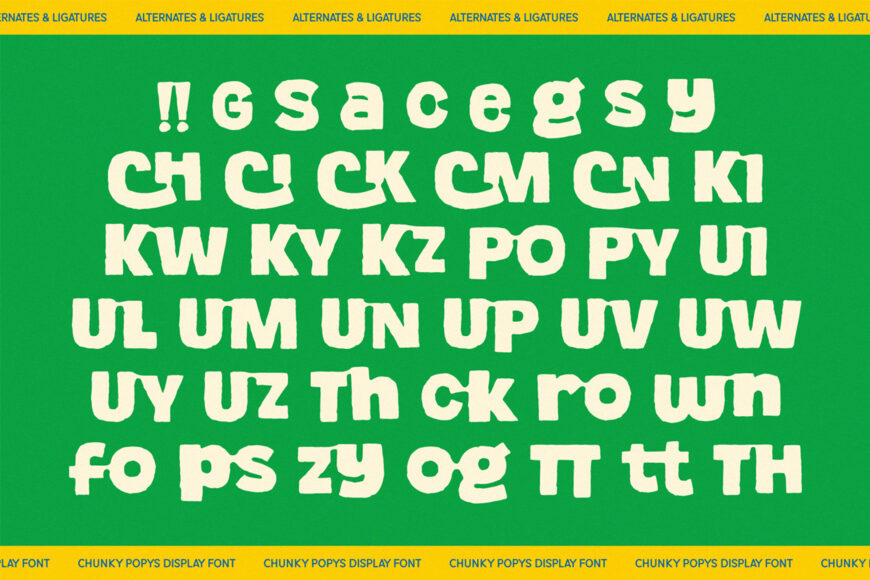 Chunky Popys Font