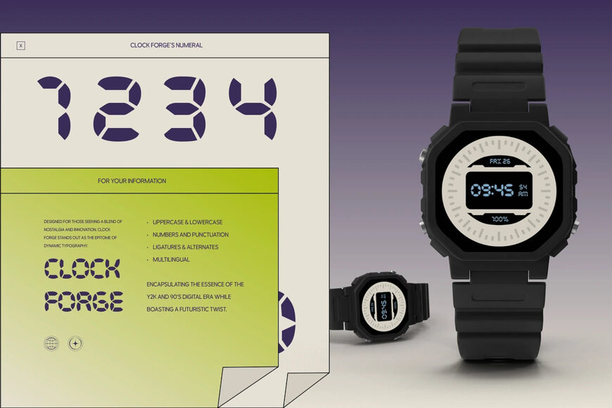 Clock Forge Font