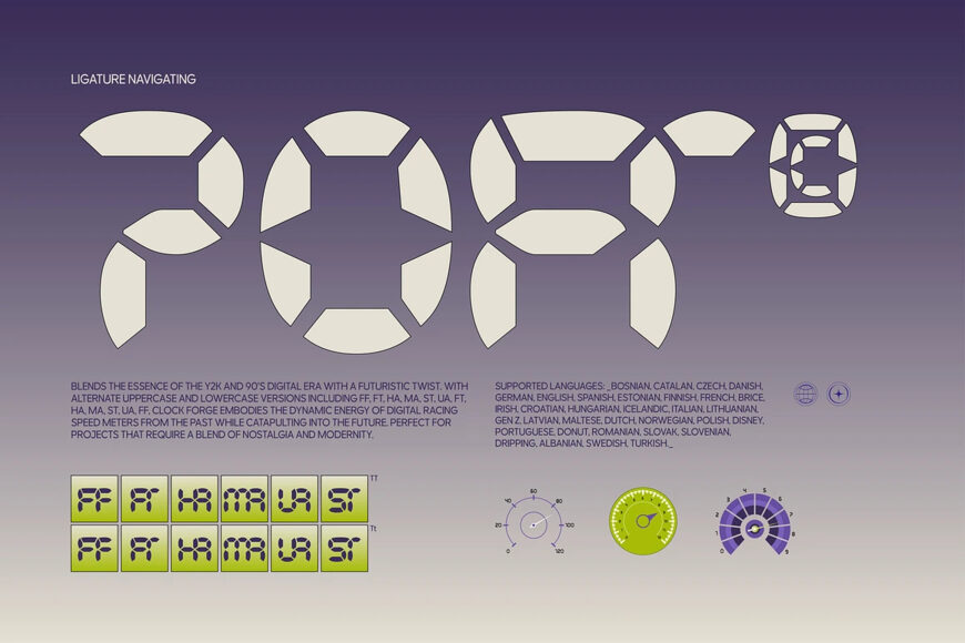 Clock Forge Font