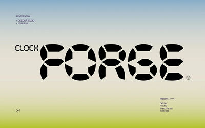 Clock Forge Font