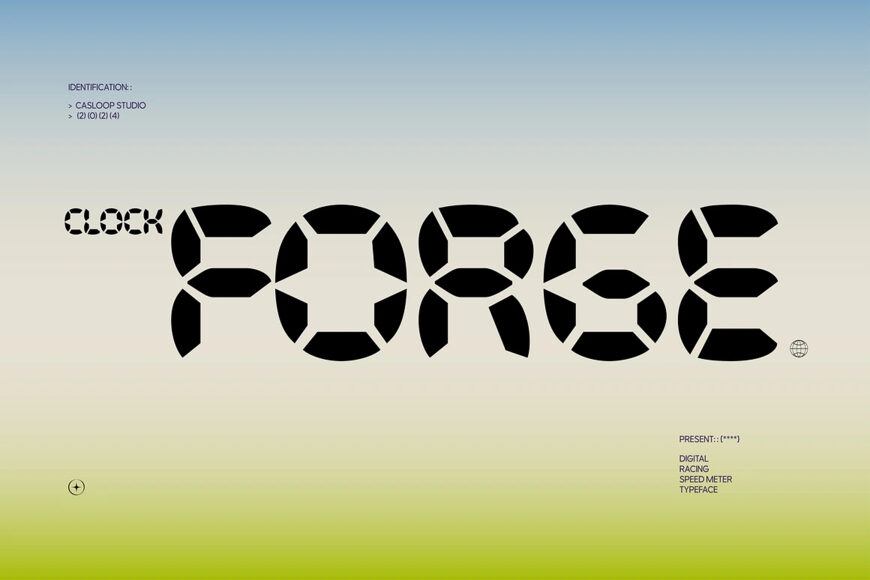 Clock Forge Font