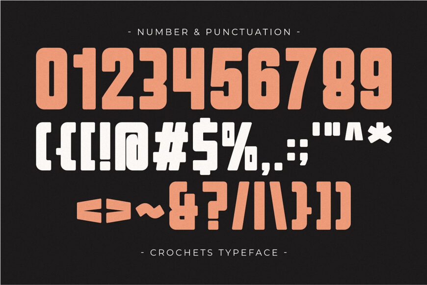 Crochets Font
