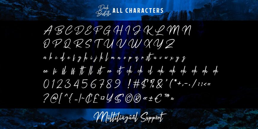 Dark Bristelle Font