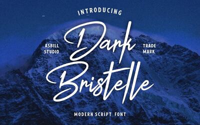 Dark Bristelle Font