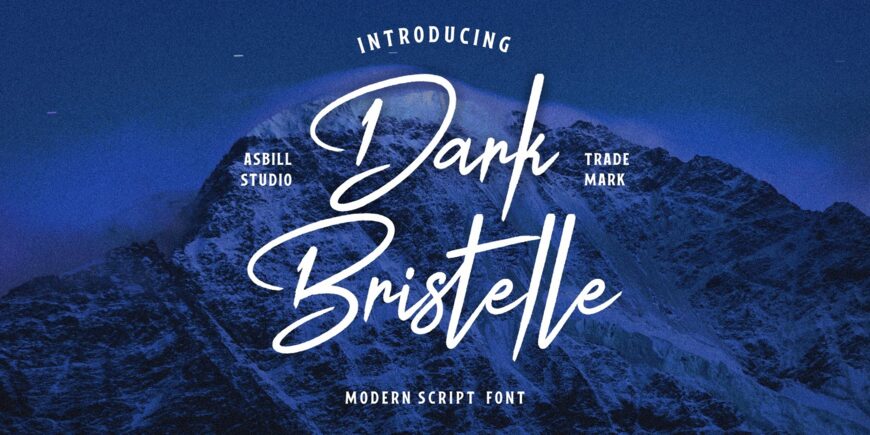 Dark Bristelle Font