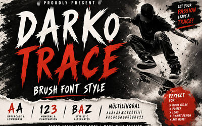 Darko Trace Font