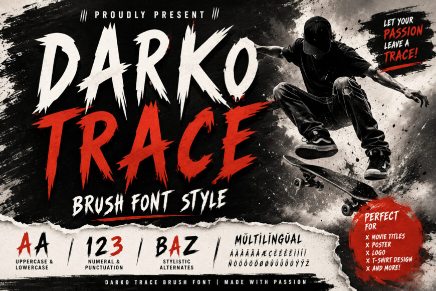 Darko Trace Font