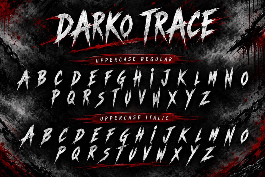 Darko Trace Font