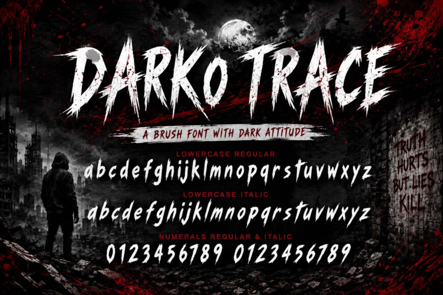 Darko Trace Font