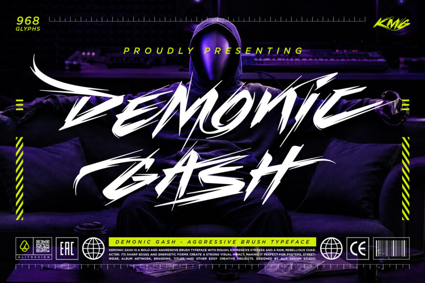 Demonic Gash Font