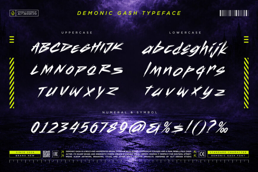 Demonic Gash Font