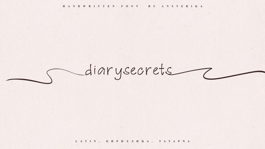 Diarysecrets Font