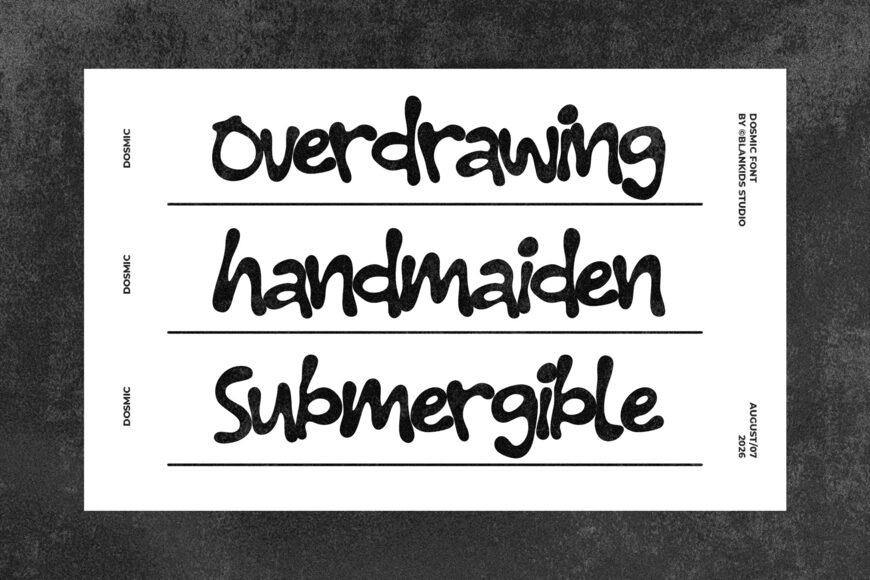 Dosmic Font
