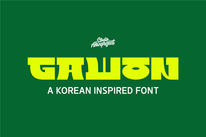 Gawon Font