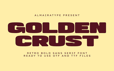 Golden Crust Font