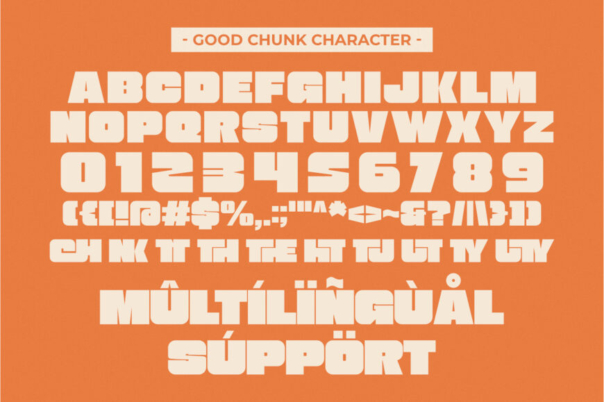 Good Chunk Font