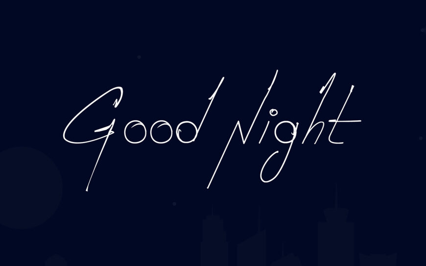 Good Night Font