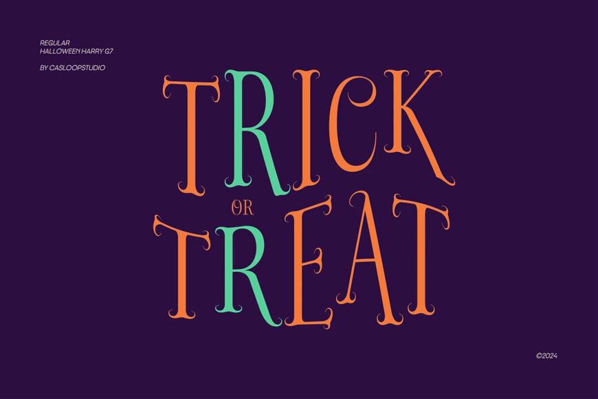 Halloween Harry G7 Font