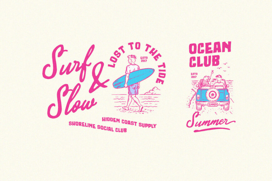 Hidden Coast Font Duo