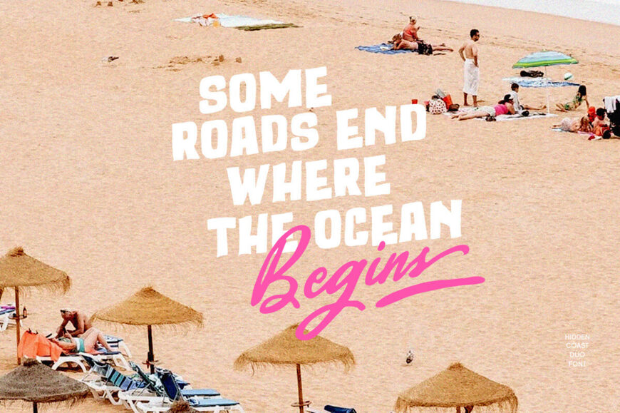 Hidden Coast Font Duo
