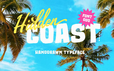 Hidden Coast Font Duo