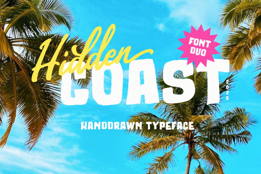 Hidden Coast Font Duo