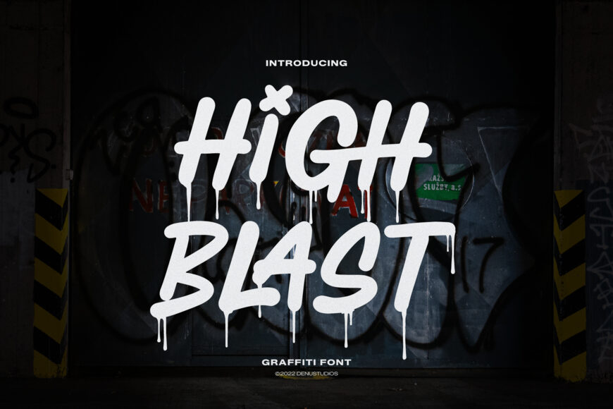 High Blast Font