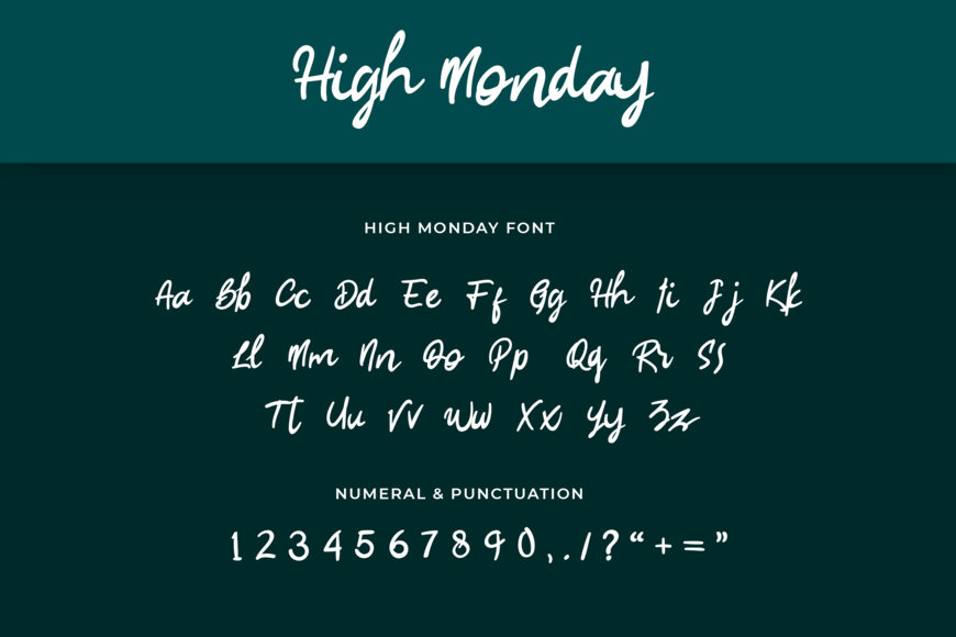 High Monday Font