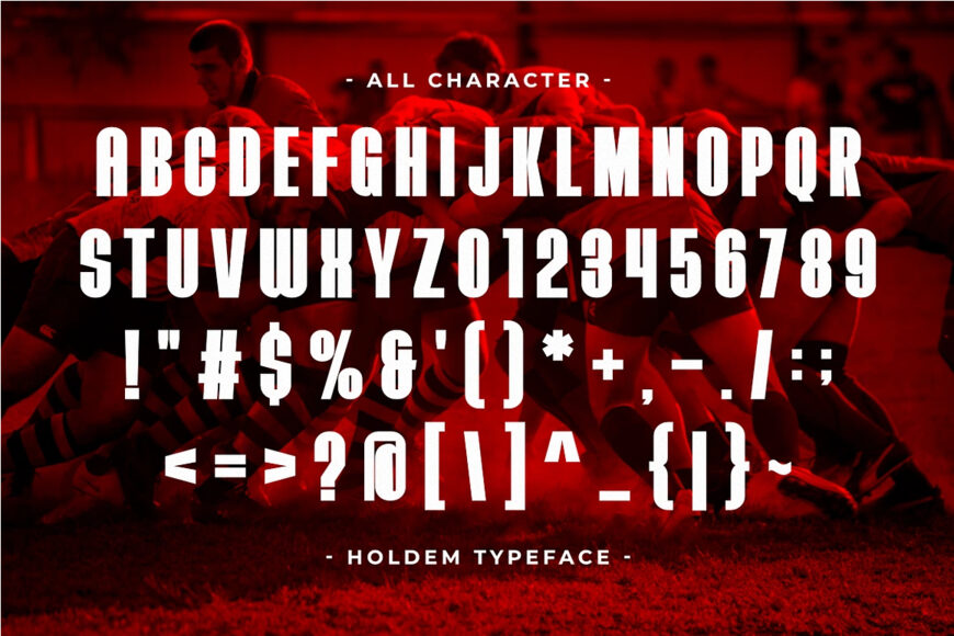 Holdem Font