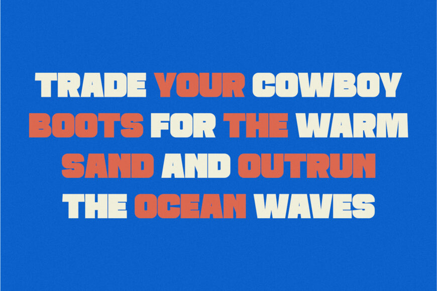 Howdy Beach Font