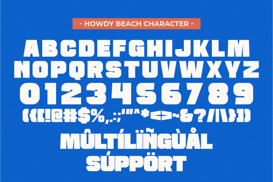 Howdy Beach Font