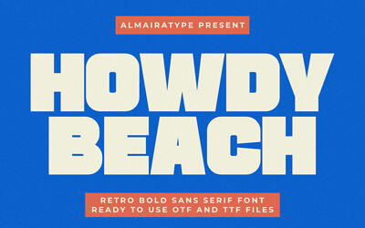 Howdy Beach Font