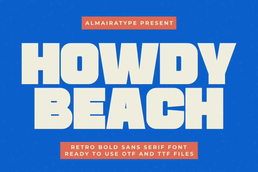 Howdy Beach Font