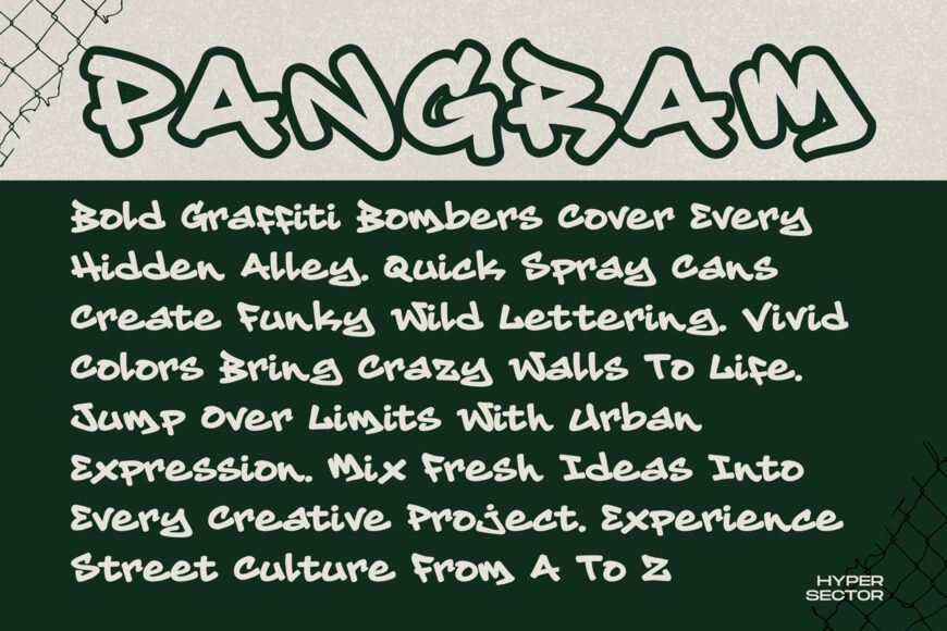Hyper Sector Font