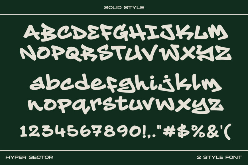 Hyper Sector Font