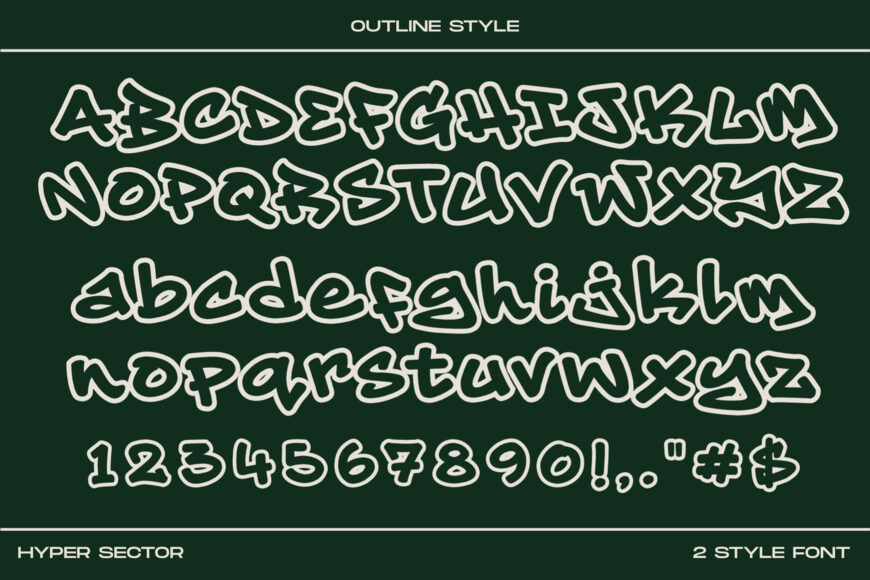 Hyper Sector Font