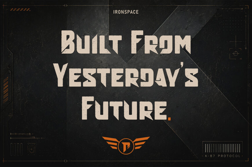 Ironspace Grunge Font