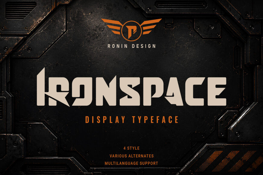 Ironspace Grunge Font