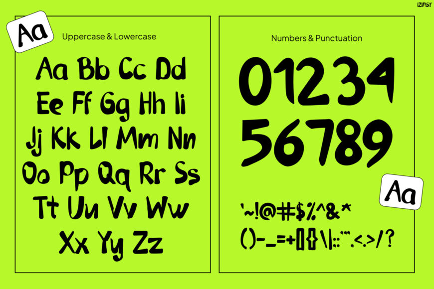 Izipisy Font
