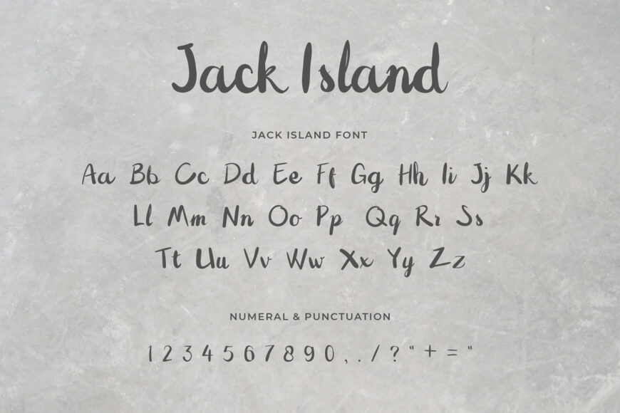 Jack Island Font