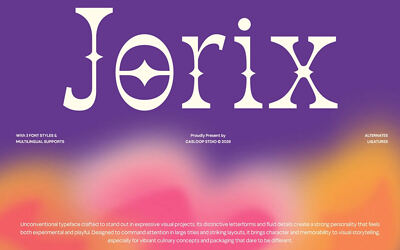 Jorix Font Family