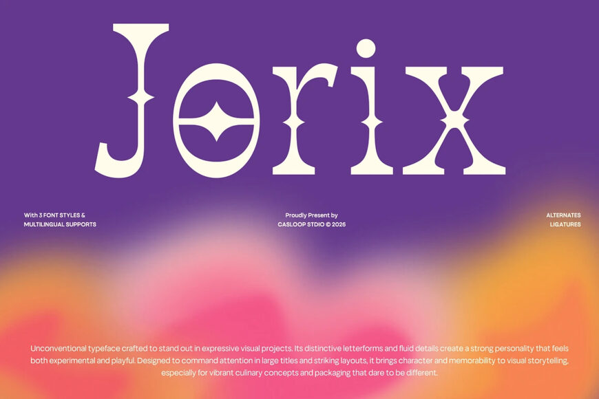 Jorix Font Family