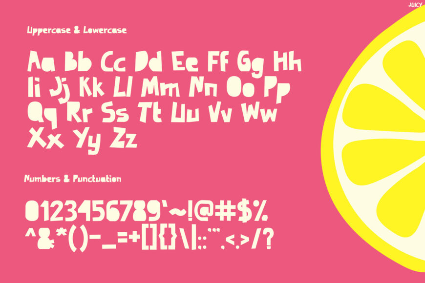 Juicy Font