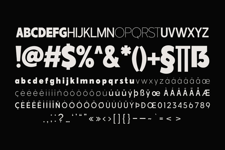 Juturu Blaarr Font Family