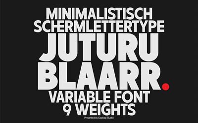 Juturu Blaarr Font Family
