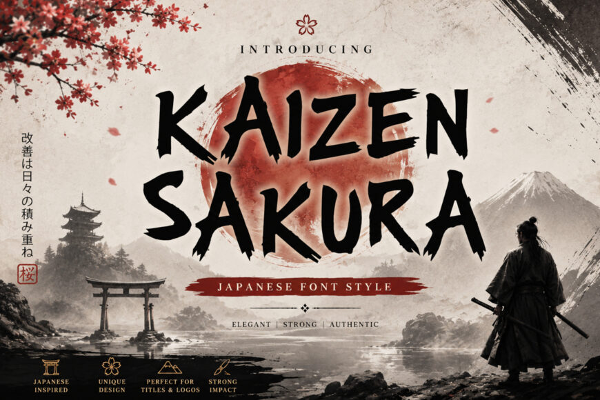 Kaizen Sakura Font