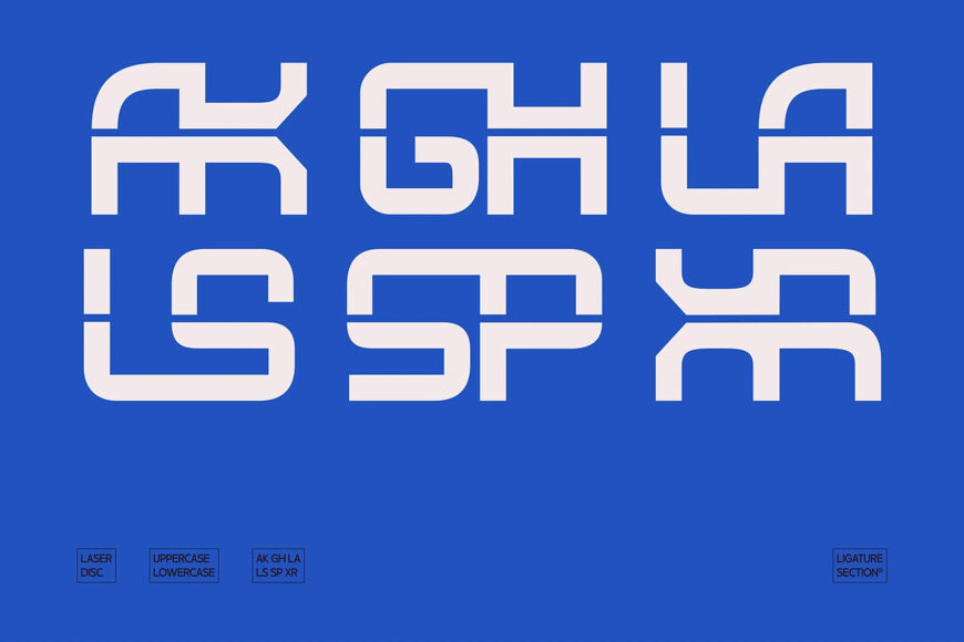 Laser Disc Font
