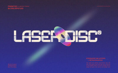 Laser Disc Font