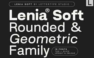 Lenia Soft Font Family