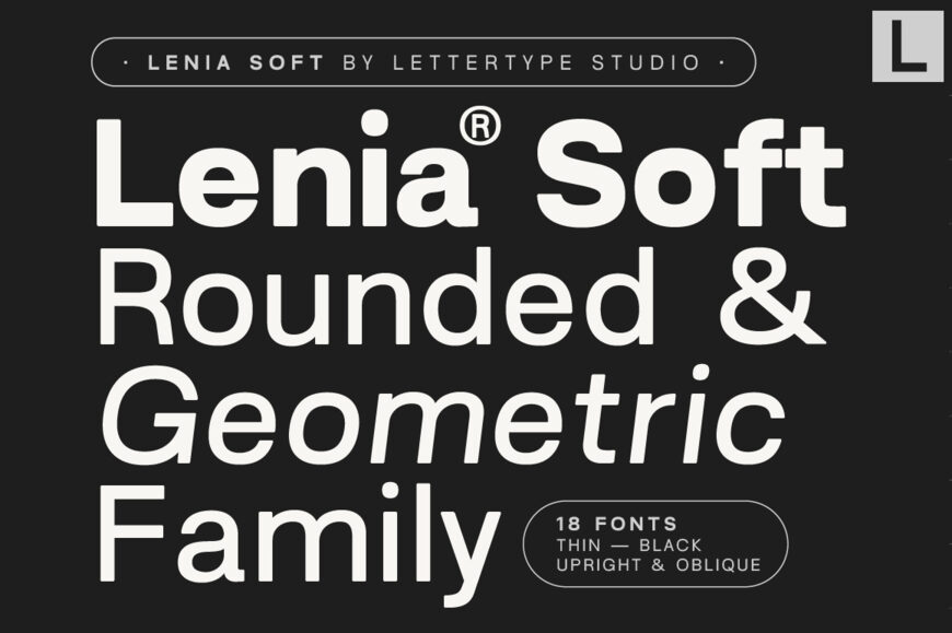 Lenia Soft Font Family